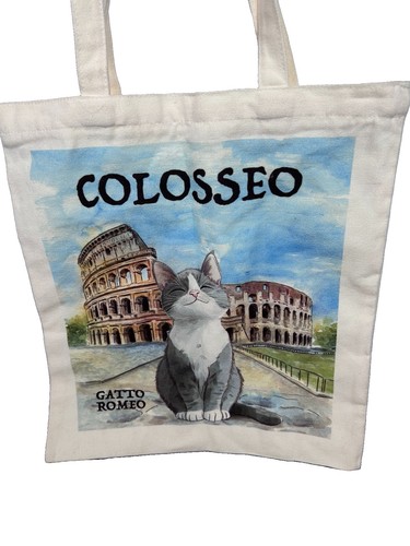 Borsa gatti roma colosseo - borsa,